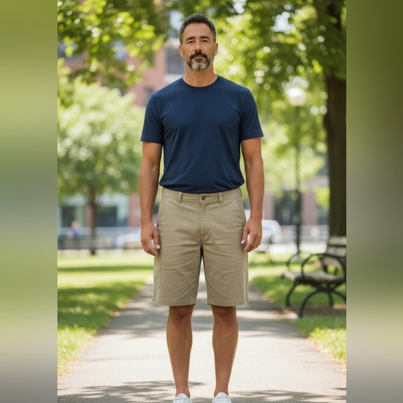 Columbia Other - Columbia gray stretch carpenter cotton spandex shorts Men’s Size 38W 8L